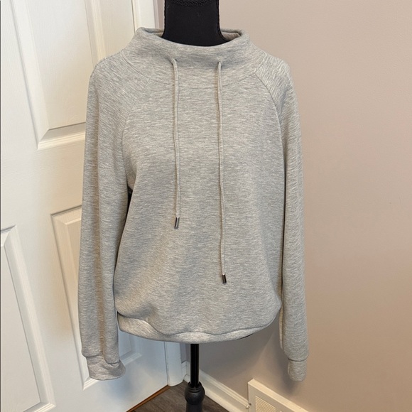 Gray Drawstring Sweatshirt - Picture 1 of 2
